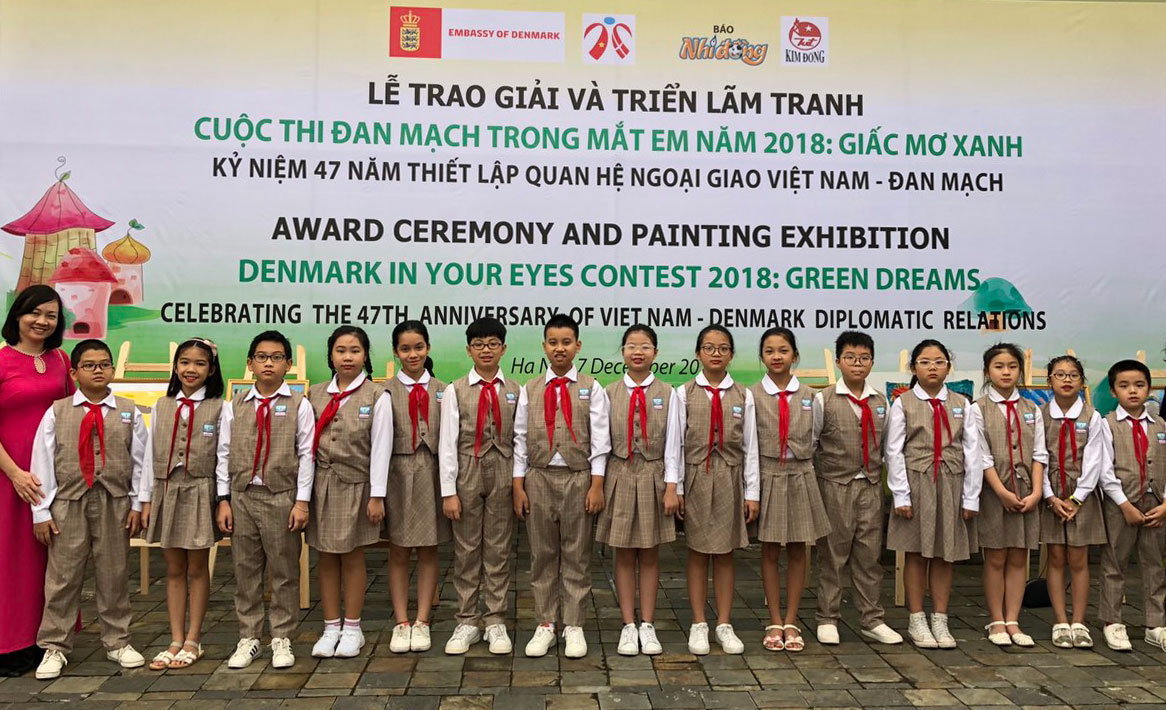 Tiểu học Nguyễn Siêu đạt giải Nhất vẽ "Giấc mơ xanh"