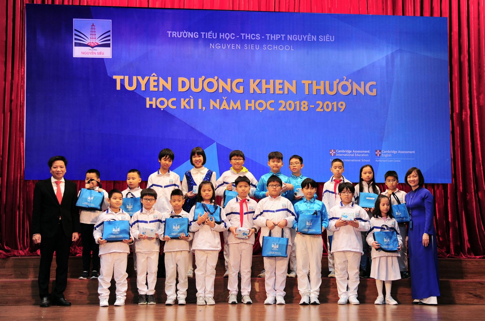 Tuyên dương, khen thưởng học kỳ I (2018-2019) học sinh Tiểu học