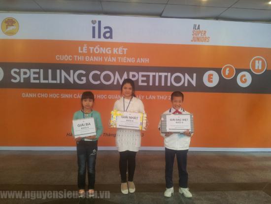 Toàn thắng cuộc thi "Đánh vần Tiếng Anh" cấp Quận