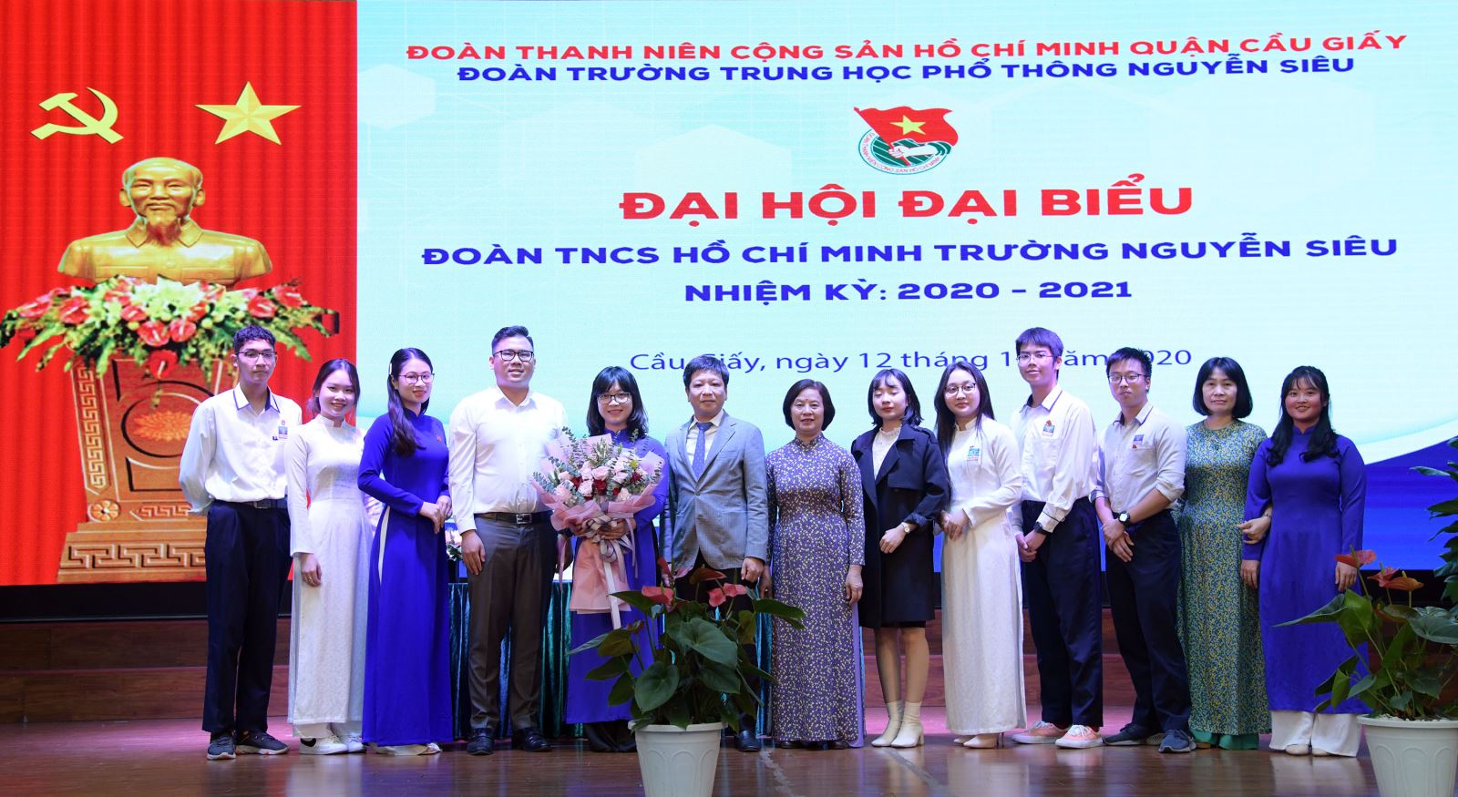 Tổ chức thành công Đại hội Đoàn TNCS Hồ Chí Minh trường Nguyễn Siêu