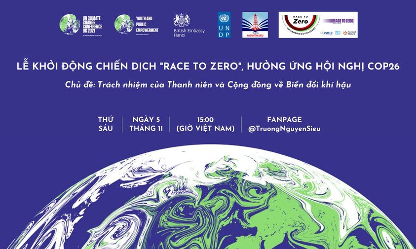 Lễ Khởi động chiến dịch "Race To Zero" và Hưởng ứng COP26
