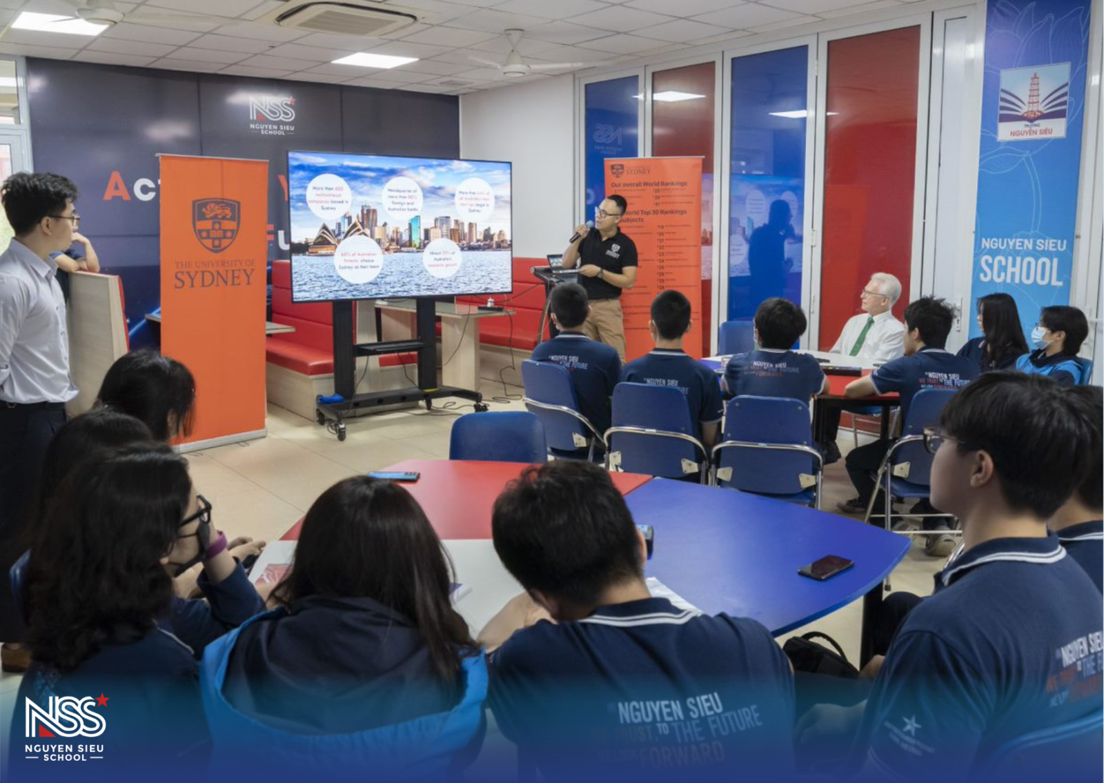 Trường Nguyễn Siêu trao đổi hợp tác với Đại học Sydney (Australia)