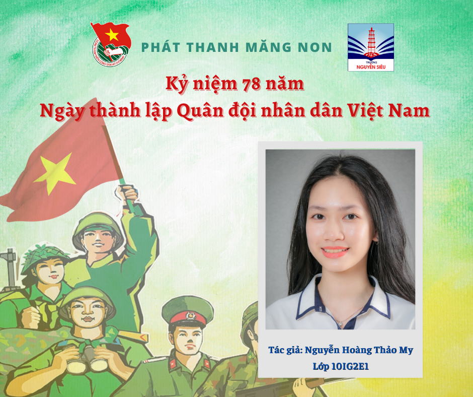Phát thanh Măng non Kỷ niệm 78 năm thành lập QĐND Việt Nam