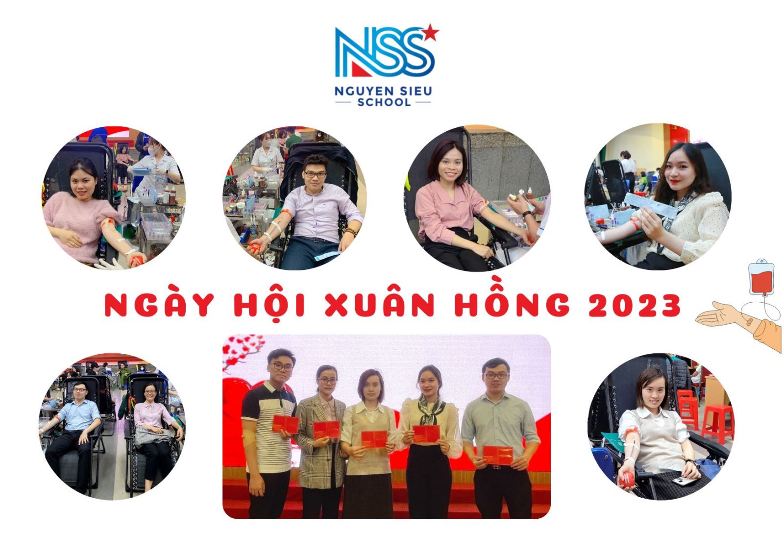 Đoàn viên - Thanh niên Nguyễn Siêu hưởng ứng “Ngày hội Xuân hồng” năm 2023