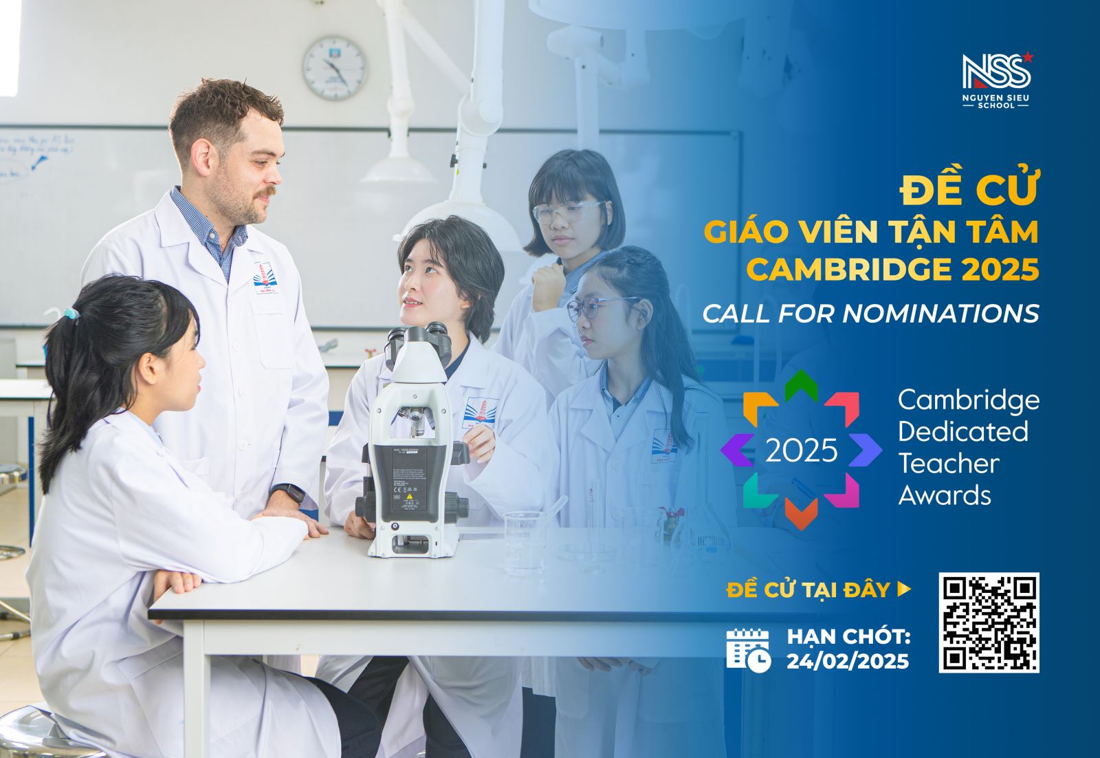 ĐỀ CỬ GIÁO VIÊN TẬN TÂM CAMBRIDGE 2025