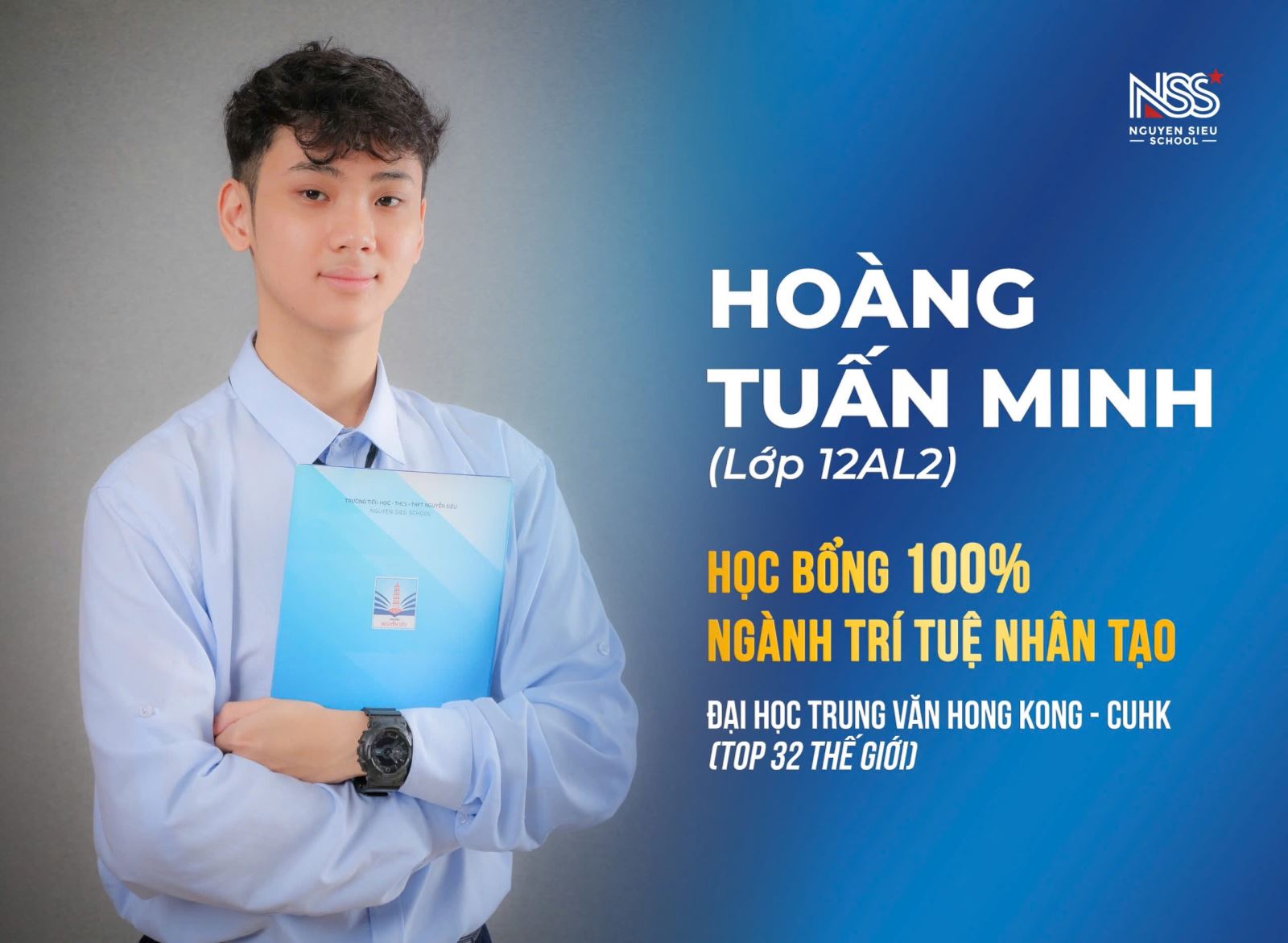 NAM SINH VIỆT NAM GIÀNH HỌC BỔNG TOÀN PHẦN NGÀNH AI TRƯỜNG TOP THẾ GIỚI