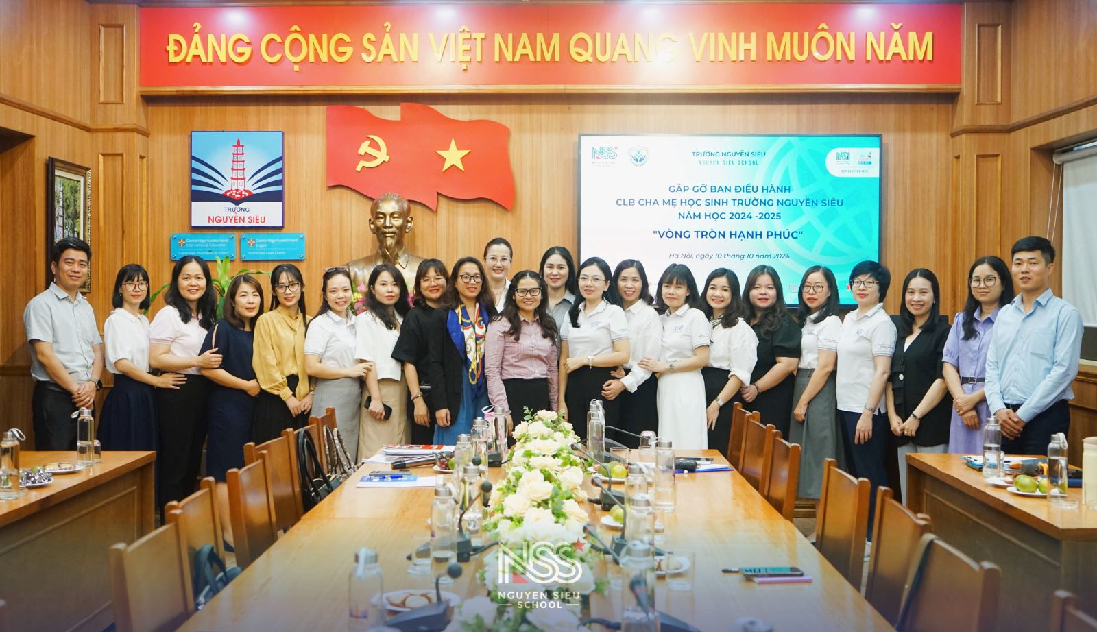 GẶP GỠ BAN ĐIỀU HÀNH CLB CHA MẸ HỌC SINH NĂM HỌC 2024-2025: VÒNG TRÒN HẠNH PHÚC