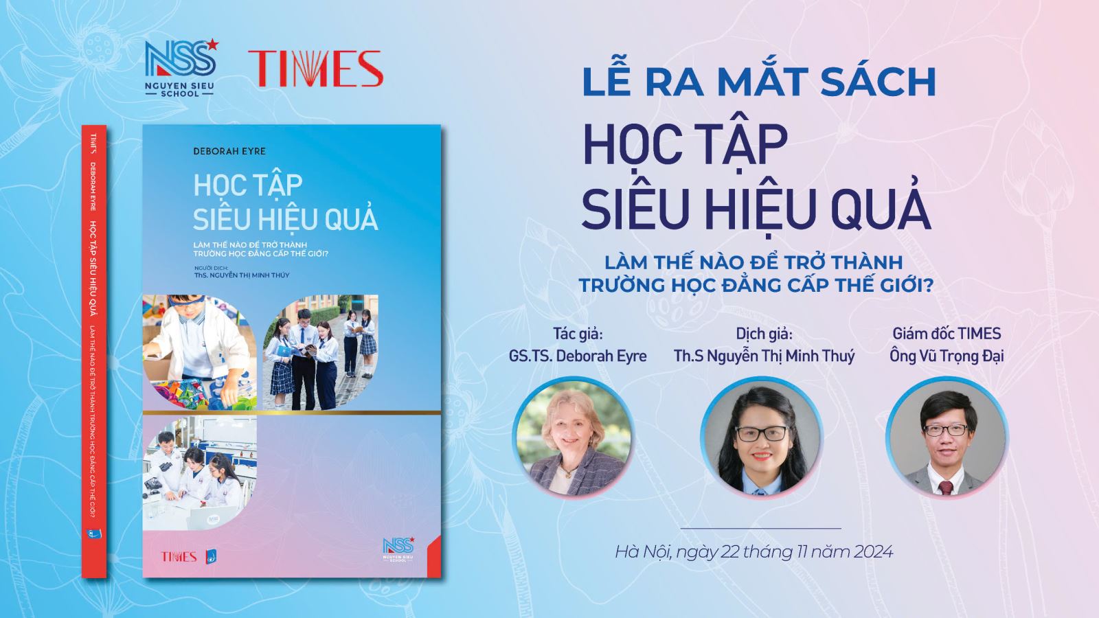 THÔNG CÁO BÁO CHÍ: RA MẮT CUỐN SÁCH “HỌC TẬP SIÊU HIỆU QUẢ”