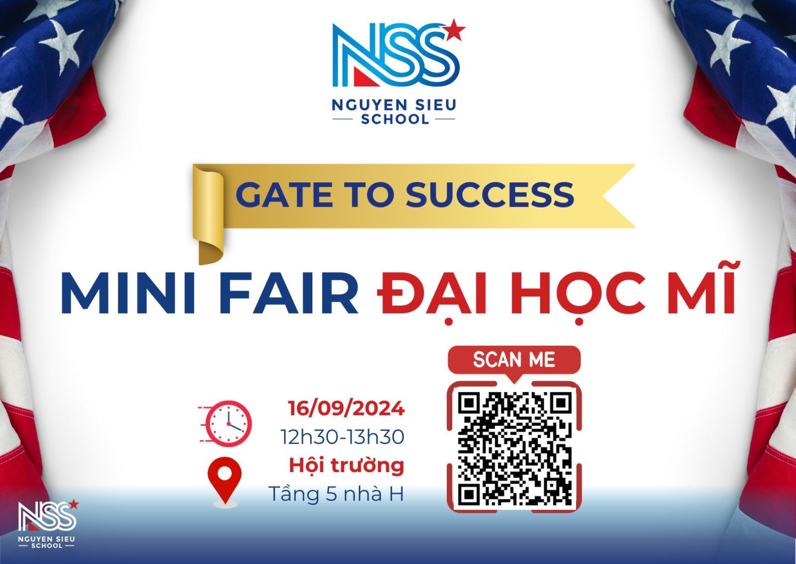 MINI FAIR 6 ĐẠI HỌC MĨ TẠI TRƯỜNG NGUYỄN SIÊU