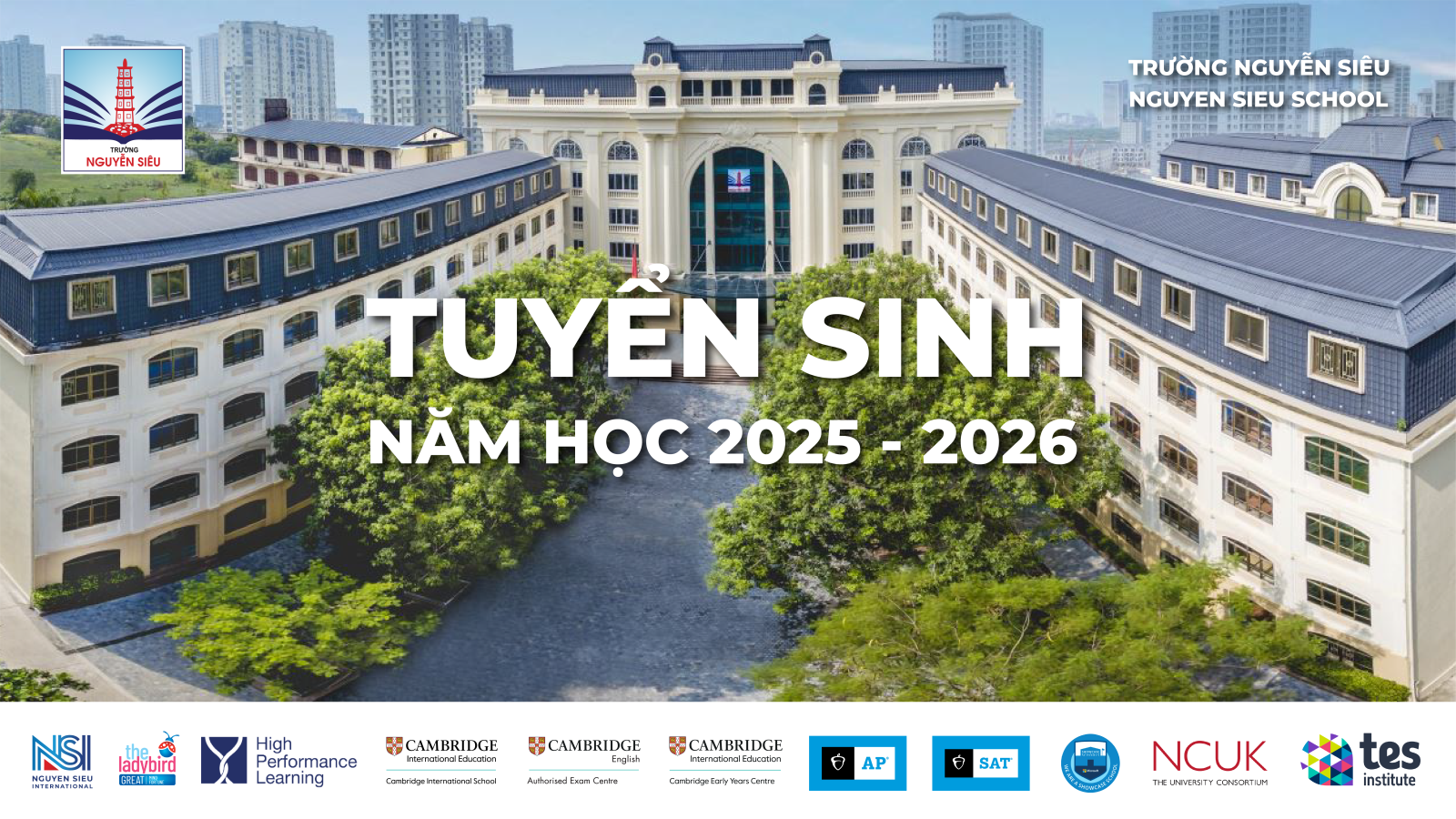 THÔNG BÁO TUYỂN SINH NĂM HỌC 2025-2026