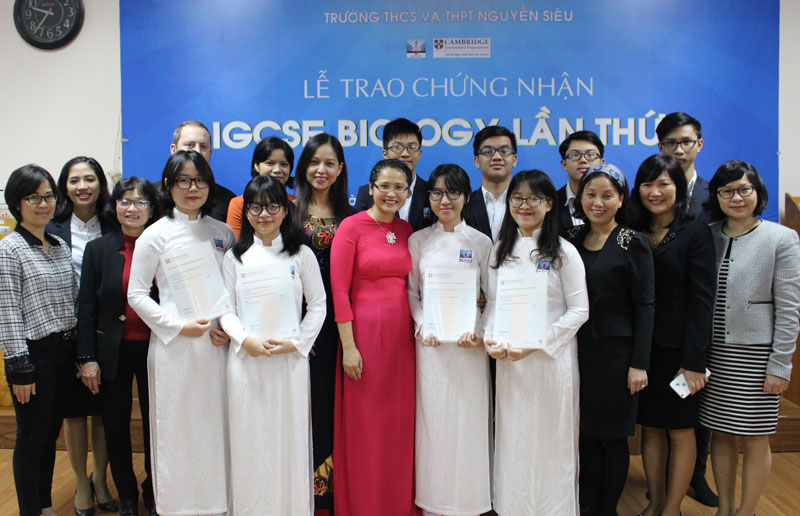 HS Nguyễn Siêu thành công với chuẩn giáo dục quốc tế