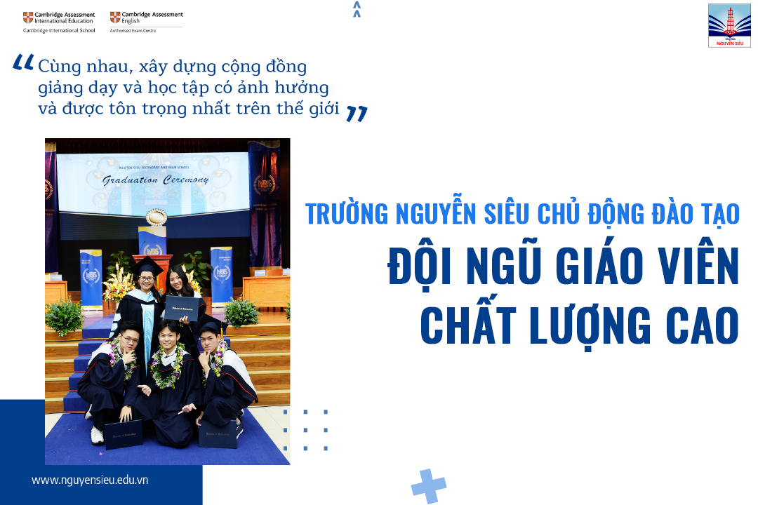 Kiến tạo cộng đồng giáo dục hạnh phúc tại Nguyễn Siêu