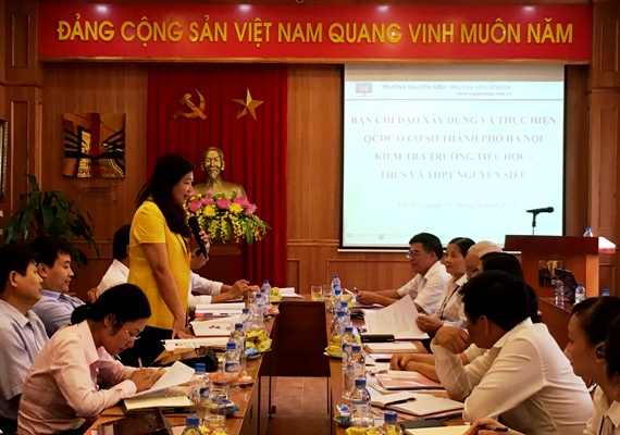 Kiểm tra việc thực hiện quy chế dân chủ tại Trường Nguyễn Siêu