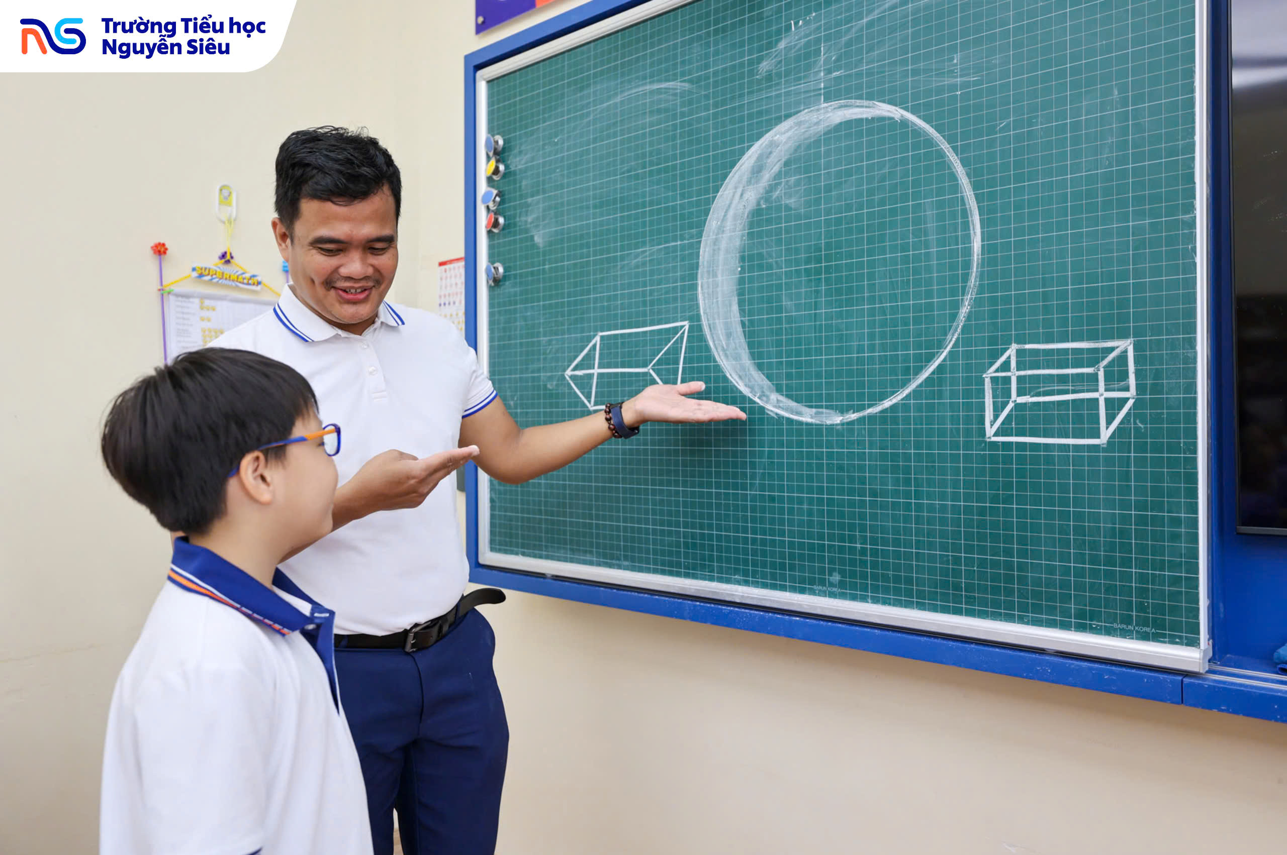 Giờ học Toán cùng giáo viên nước ngoài