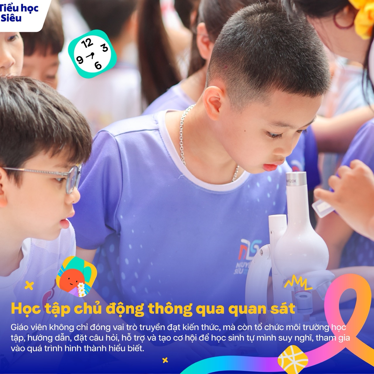 Các con được học như thế nào?