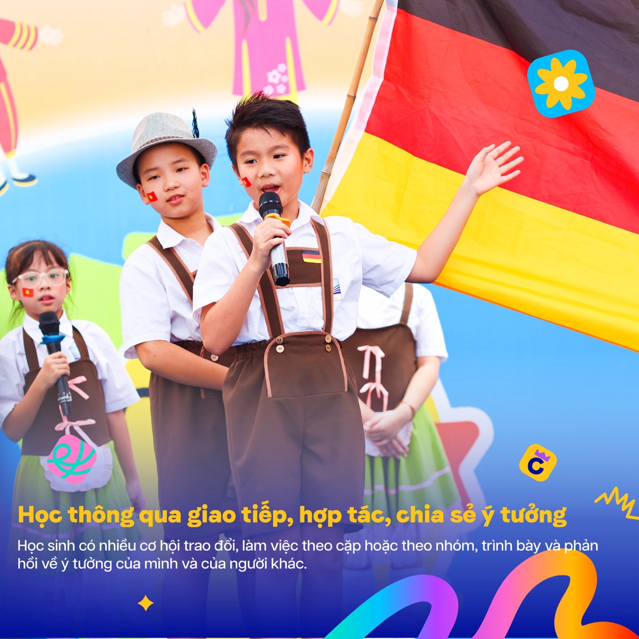 Các con được học như thế nào?