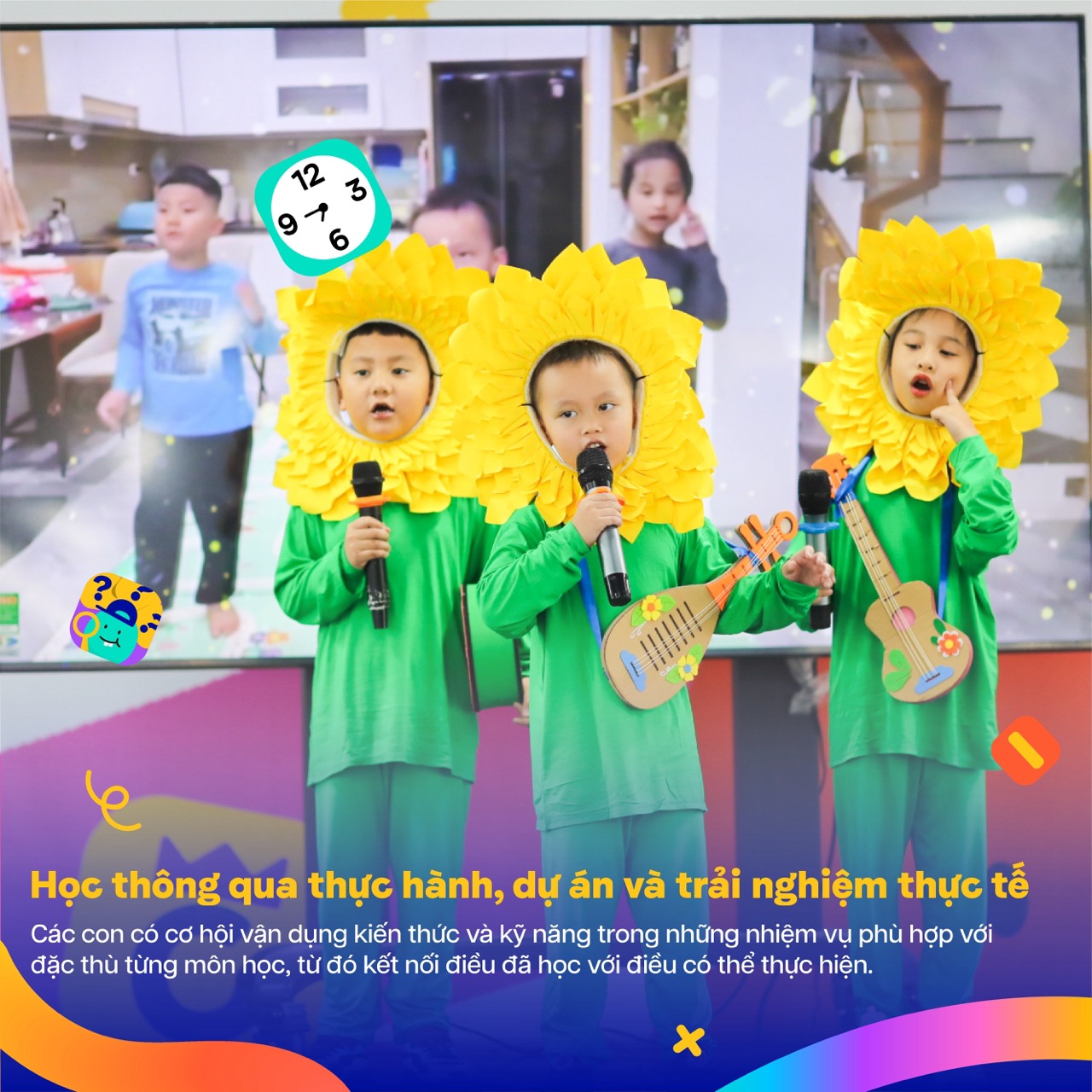 Các con được học như thế nào?